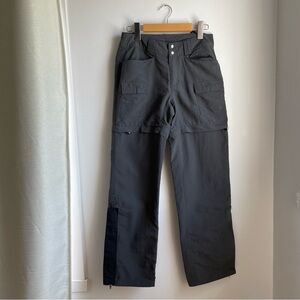 The North Face Convertible Cargo Pants/shorts Charcoal